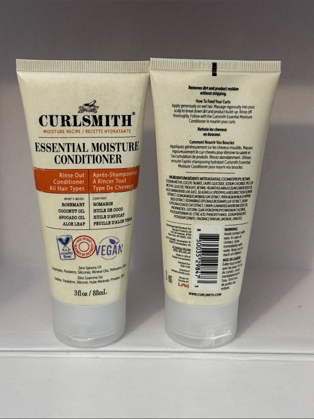 Curlsmith Essential Moisture Conditioner - Cream/Orange
